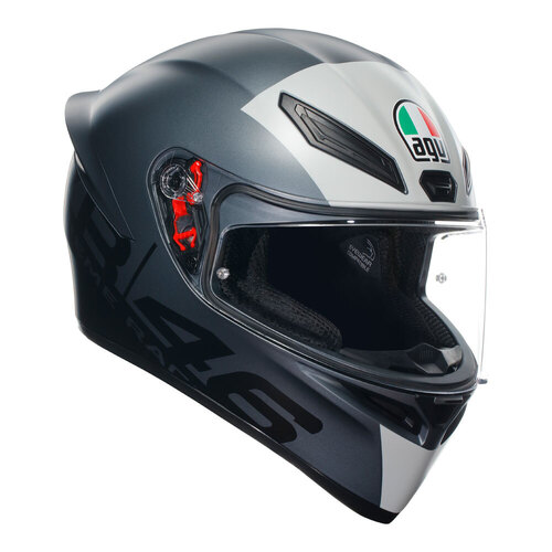 AGV K1S Limit 46 Helmet - Grey - M - SKU:77-936-07