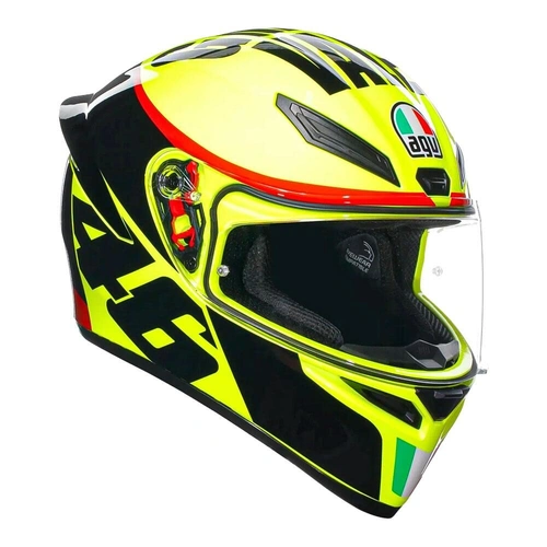 AGV K1S Grazie Vale Full Face Helmet - Yellow/Black - S - SKU:77-951-05