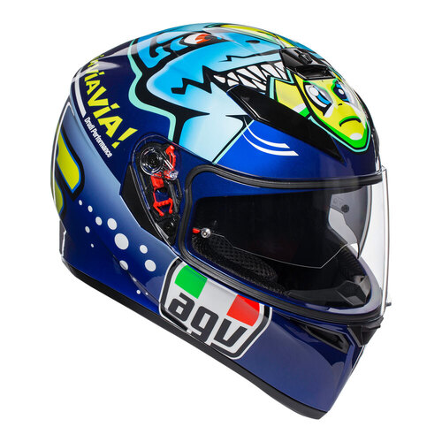 AGV K3 Rossi Misano 2015 Helmet - Multi - XS - SKU:7737704