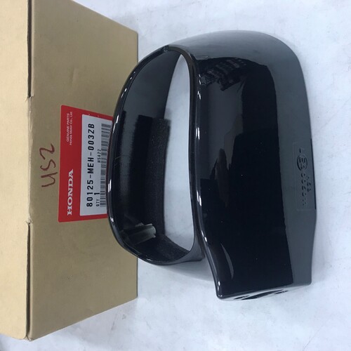 HONDA DNO1 2008 OEM LEFT MIRROR  COVER  BLACK *NHB01* 80125MEH003ZB - SKU:80125MEH003ZB
