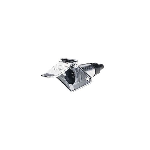 Narva 7 Pin Small Round Metal Trailer Socket
