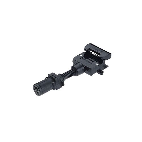 Narva 7 Pin Small Round Socket On Car To 7 Pin Flat Plug On Trailer