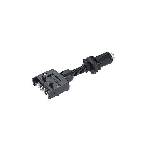 Narva 7 Pin Flat Socket On Car To 7 Pin Small Round Plug On Trailer