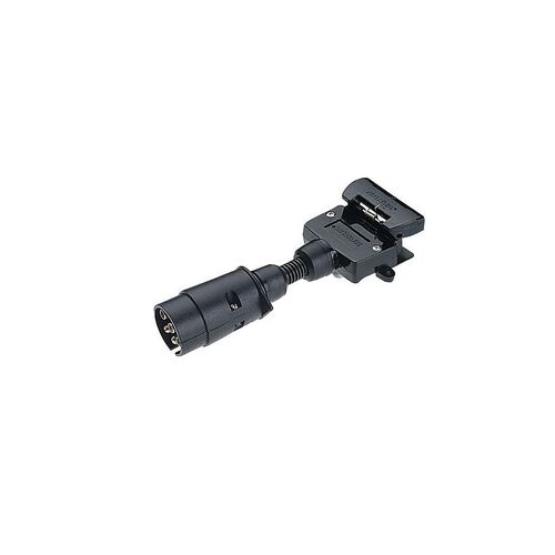 Narva 7 Pin Large Round Socket On Car To 7 Pin Flat Plug On Trailer