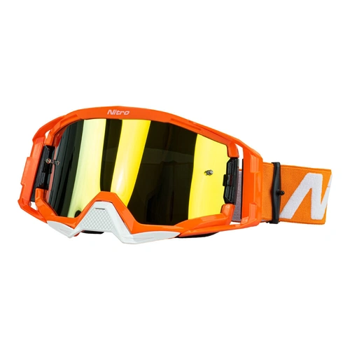 Nitro NV-150 MX Goggle - Orange Frame Red Lens