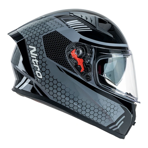 Nitro N501 DVS Helmet - Black/Grey - XS - SKU:85-321-04