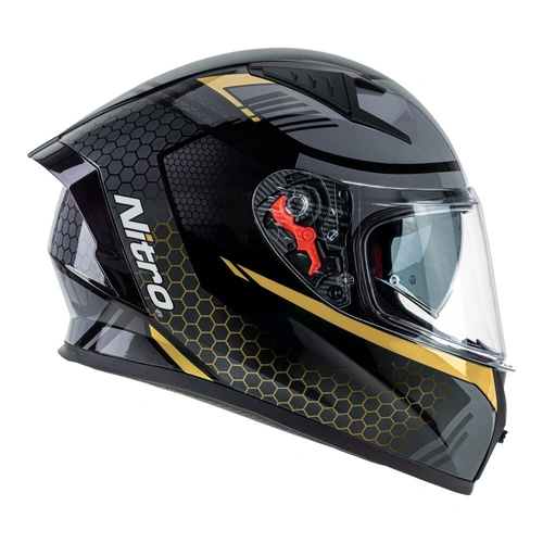 Nitro N501 DVS Helmet - Black/Gold - S - SKU:85-324-05