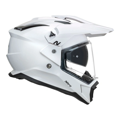 Nitro MX780 Adventure Gloss Helmet - White - S - SKU:85-609-05