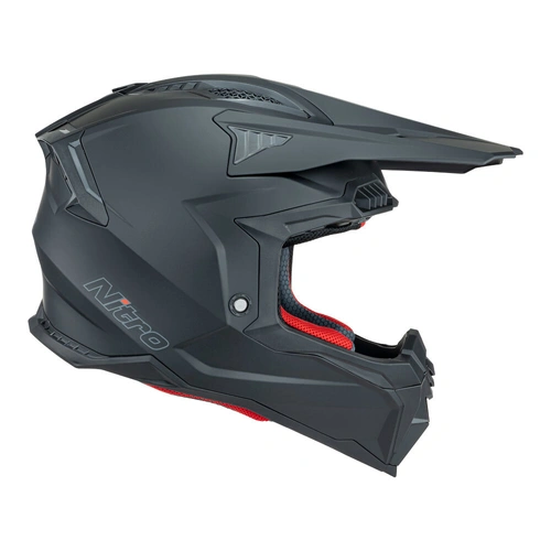 Nitro MX710 Satin Helmet - Black - XL - SKU:85-730-10