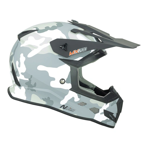 Nitro MX700 Youth Matte Helmet - Camo/White - S - SKU:85-751-05