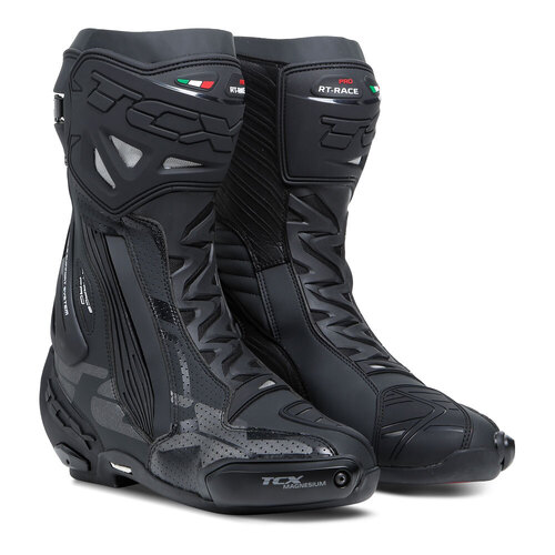 TCX RT-Race Pro Air Boot - Black/Reflex Blue - 39 - SKU:87-7657-139