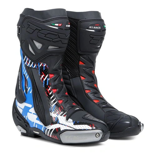 TCX RT-Race Pro Air Boot - Black/Blue/Red - 40 - SKU:87-7658-140