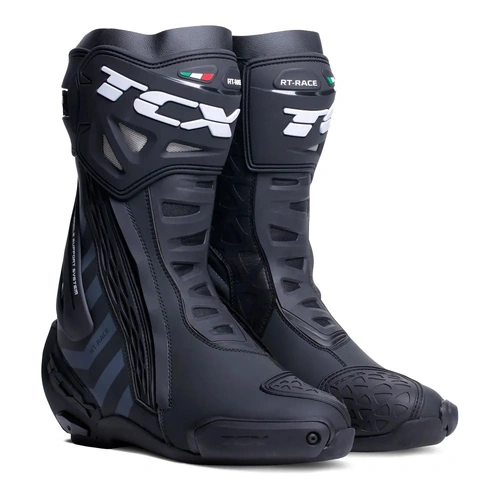 TCX RT-Race Boot - Black/Dark Grey - 38 - SKU:87-7670-238