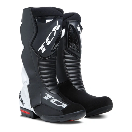 TCX TCS?? Speedway Boot - Black/White - 44 - SKU:87-7802-144
