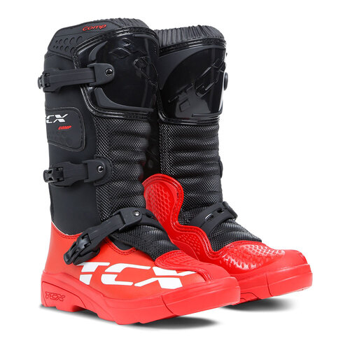 TCX Youth Comp Boot - Black/Red - 29 - SKU:87-9103-629