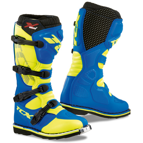 TCX X-Blast Boot - Blue/Fluro Yellow
