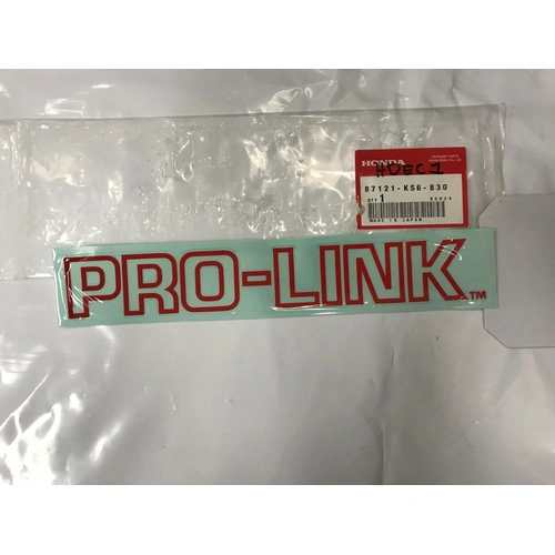 CR125R / CR250R / CR500R 1988-89 OEM REAR SWINGARM DECAL  87121KS6830 - SKU:87121KS6830
