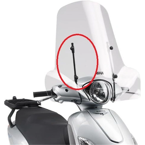 Givi Specific Windscreen Fitting Kit - Piaggio Fly 50-100-125-150 14-17 (Needs Screen 107A)