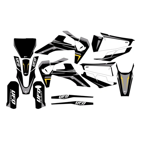 UFO Husqvarna Apodis Decals Kit - TC 125/250/FC 250/350/450 19-22 - Black