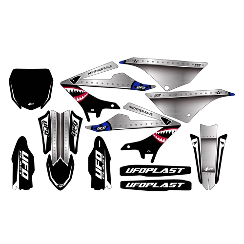 UFO Yamaha Thunder Decals Kit - YZ 125/250 23 - Black