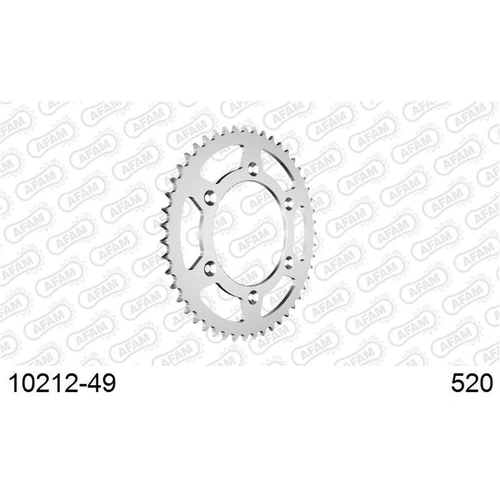 AFAM S49 420 Rear Sprocket - Honda CR80 - 49T