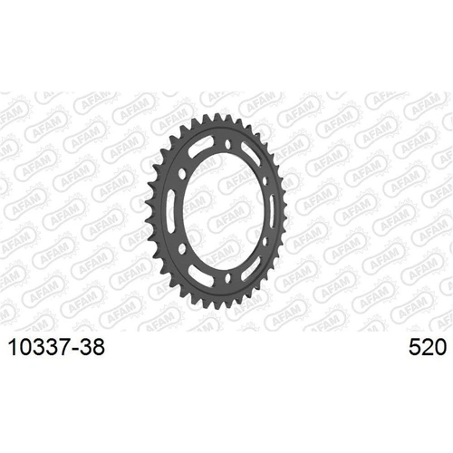 AFAM S38 520 Rear Sprocket - Honda CBR250/300 - 38T