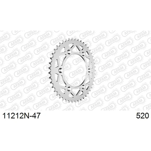 AFAM A47 520 Rear Sprocket - Honda CR/CRF/XR125-500 - 47T