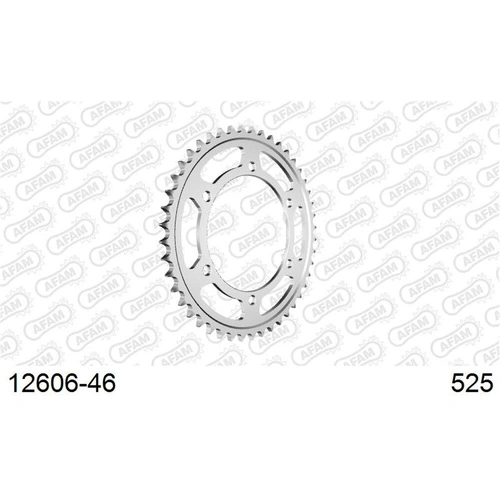 AFAM S46 525 Rear Sprocket - Yamaha FZ8 - 46T