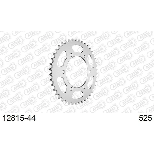 AFAM S44 525 Rear Sprocket - Suzuki GSX-S 950 22-25/GSX-S 1000 / S Katana 15-25 - 44T