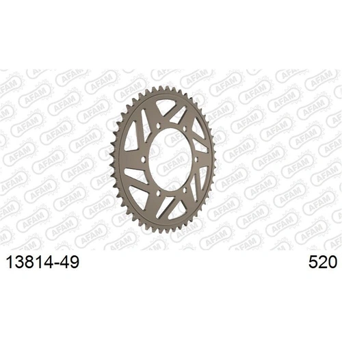 AFAM A49 Rear Sprocket - Yamaha YZF-R1/R6 520 Conversion - 49T