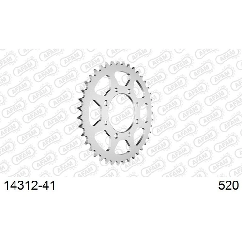 AFAM S41 520 Rear Sprocket - Suzuki GZ/GN/TU250 - 41T