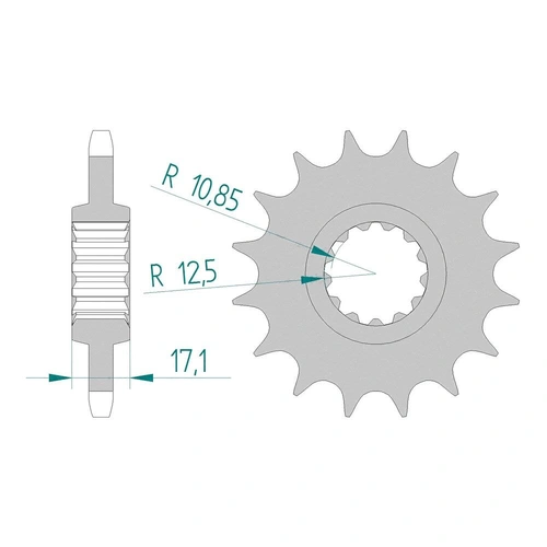 AFAM 16T 428 Front Sprocket - Honda - 16T
