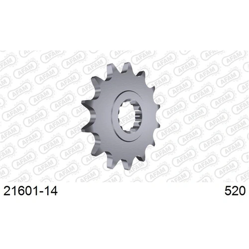 AFAM 14T 520 Front Sprocket - Kawasaki ZX-6 - 14T