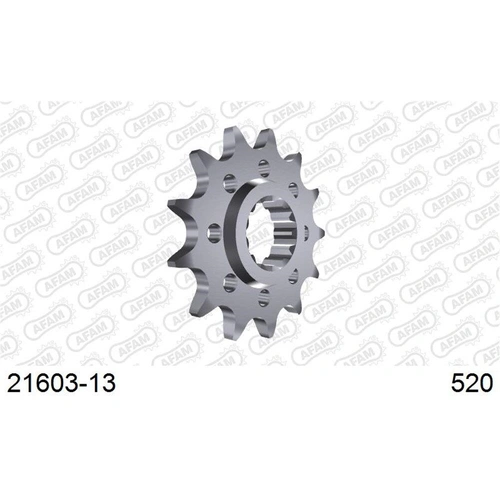 AFAM 13T Front Sprocket - Yamaha R6 99-06 520 Conv - 13T