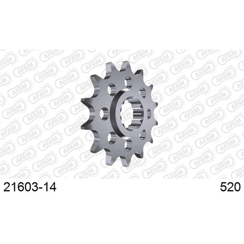AFAM 14T Front Sprocket - Yamaha R6 99-06 520 Conv - 14T