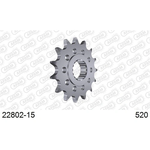 AFAM 15T 520 Front Sprocket - Suzuki GSXR1000 Conversion - 15T