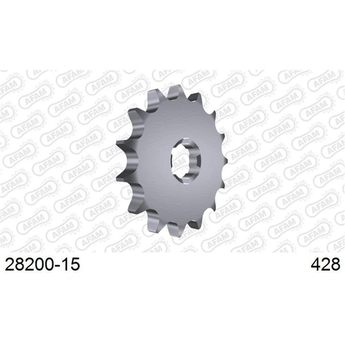 AFAM 15T 428 Front Sprocket - Yamaha YZ80 86/RM80 89- - 15T
