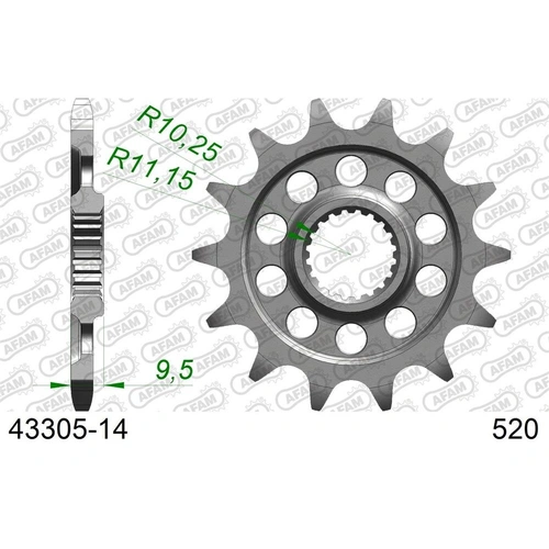 AFAM 14T 520 Sherco All 2021 -