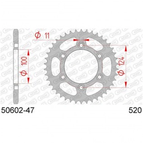 AFAM S47 520 Ducati 851/900Ss/800S/900M