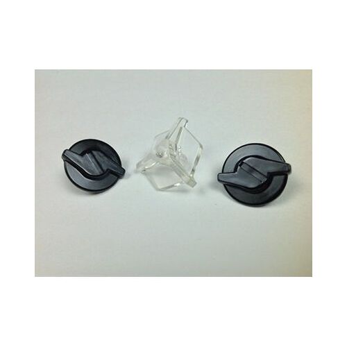 Arai VX-Pro/VX-Pro 4 Peak Screw Set - Black - SKU:AH112481