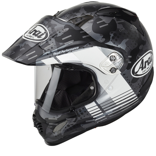 Arai XD-4 Cover Helmet - Matte Black/White - L - SKU:AH30CWH5