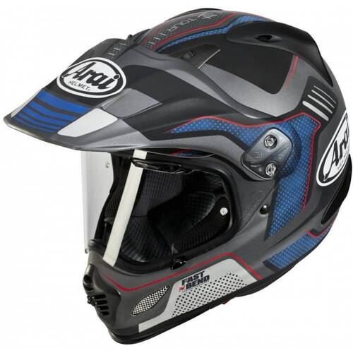 Arai XD-4 Vision Helmet - Grey/Blue/Black - M - SKU:AH30VGY4