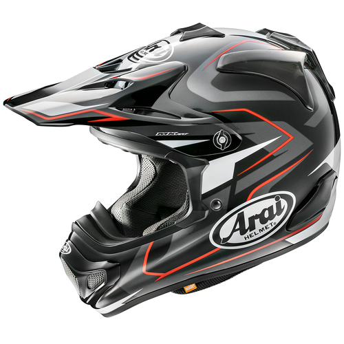 Arai VX-Pro 4 Pure Helmet - Black/Red/White