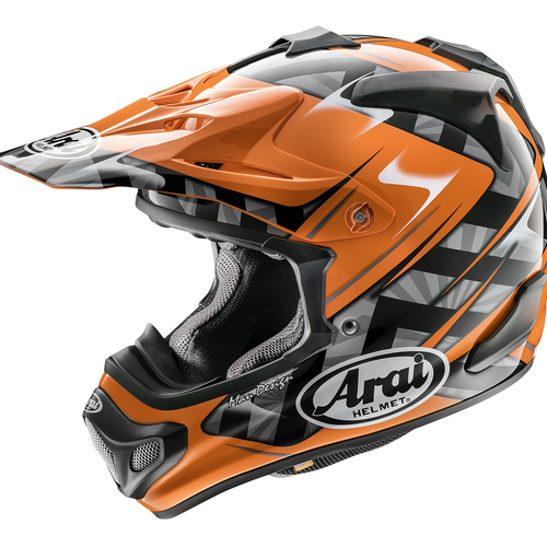 Arai VX-Pro 4 Scoop Helmet - Black/Orange - S - SKU:AH33SBO3