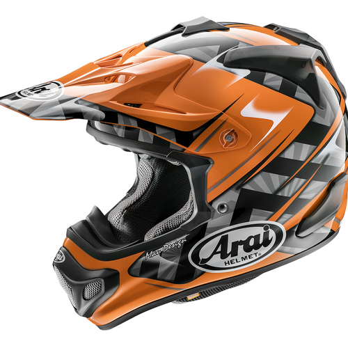 Arai VX-Pro 4 Scoop Helmet - Black/Orange