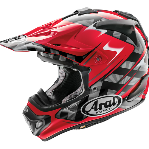 Arai VX-Pro 4 Scoop Helmet - Black/Red - L - SKU:AH33SBR5