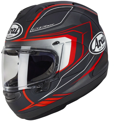 Arai RX-7V Maze Helmet - Matte Black/Red - L - SKU:AH34MAZ5