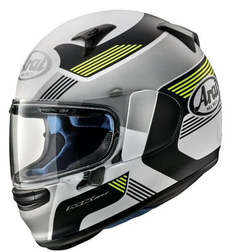 Arai Profile-V Copy Helmet - White/Black/Yellow - XL - SKU:AH41CFL6