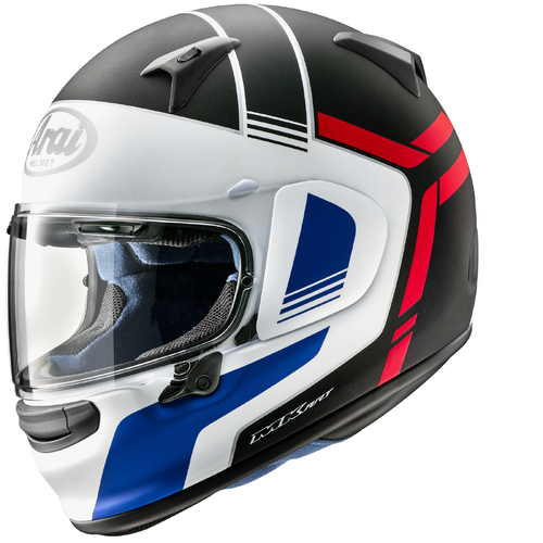 Arai Profile-V Tube Helmet - Black/White/Red - L - SKU:AH41TRD5