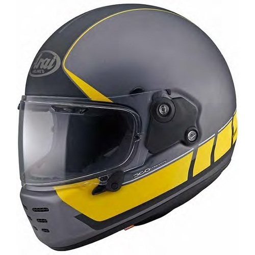 Arai Concept-X Speed Block Helmet - Matte Yellow - S - SKU:AH42SBY3